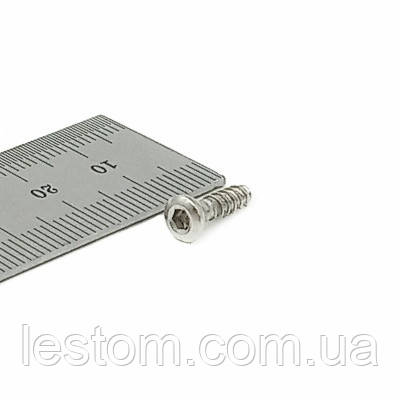 Гвинт кортикальний D=4,5 мм, 14 мм SS