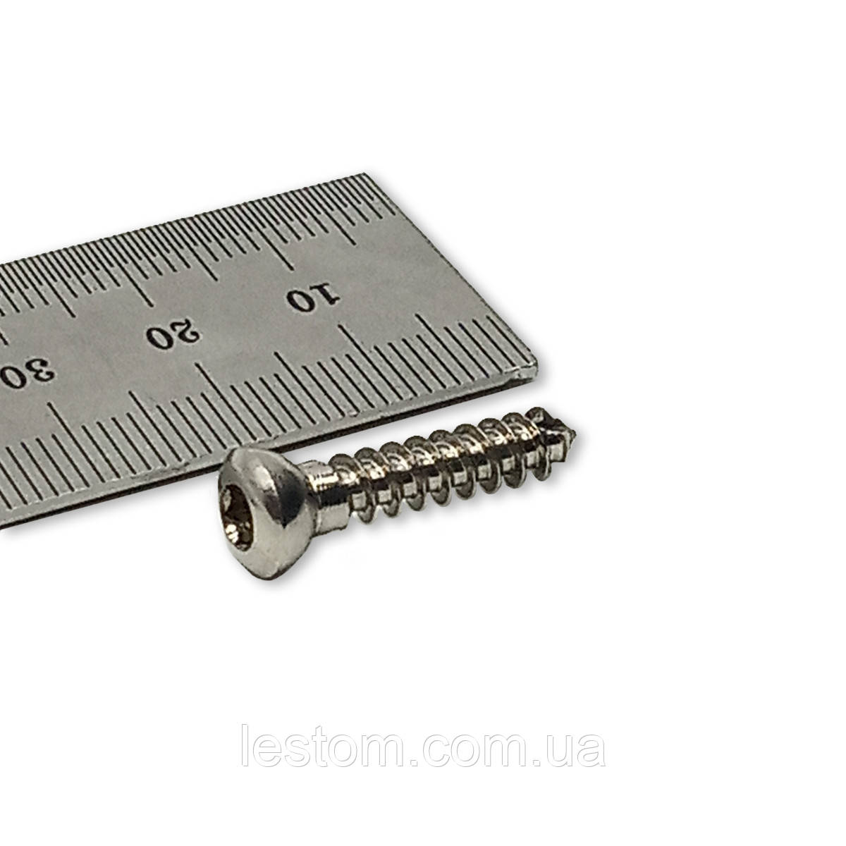 Гвинт кортикальний D=4,5 мм, 24 мм SS