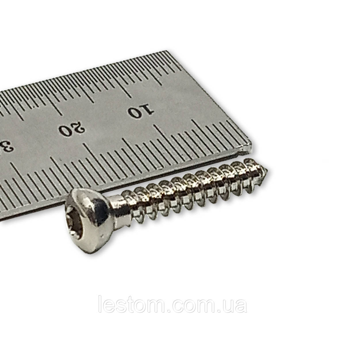 Гвинт кортикальний D=4,5 мм, 28 мм SS