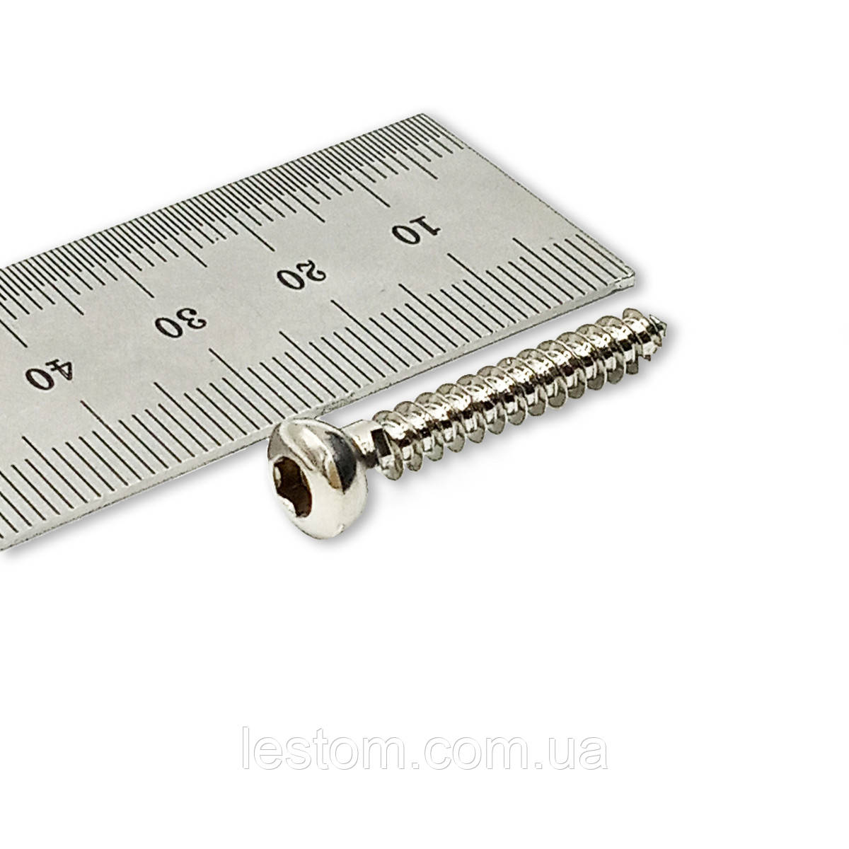 Гвинт кортикальний D=4,5 мм, 32 мм SS