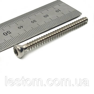 Гвинт кортикальний D=4,5 мм, 56 мм SS