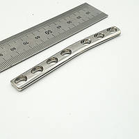 Пластина вигнута, на ключицю, 7 отв, L = 90мм. ліва