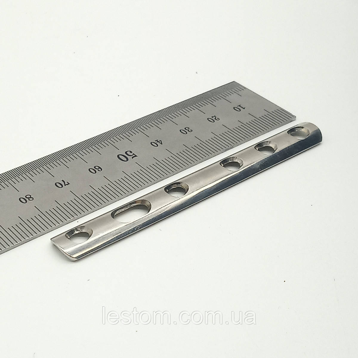 Пластина трубчаста 1/3 1 мм (сталь) L = 82 мм, 6 відв,