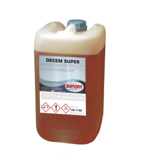 Засіб для видалення залишків цементу і іржі Sipom DECEM SUPER, Каністра - 12кг