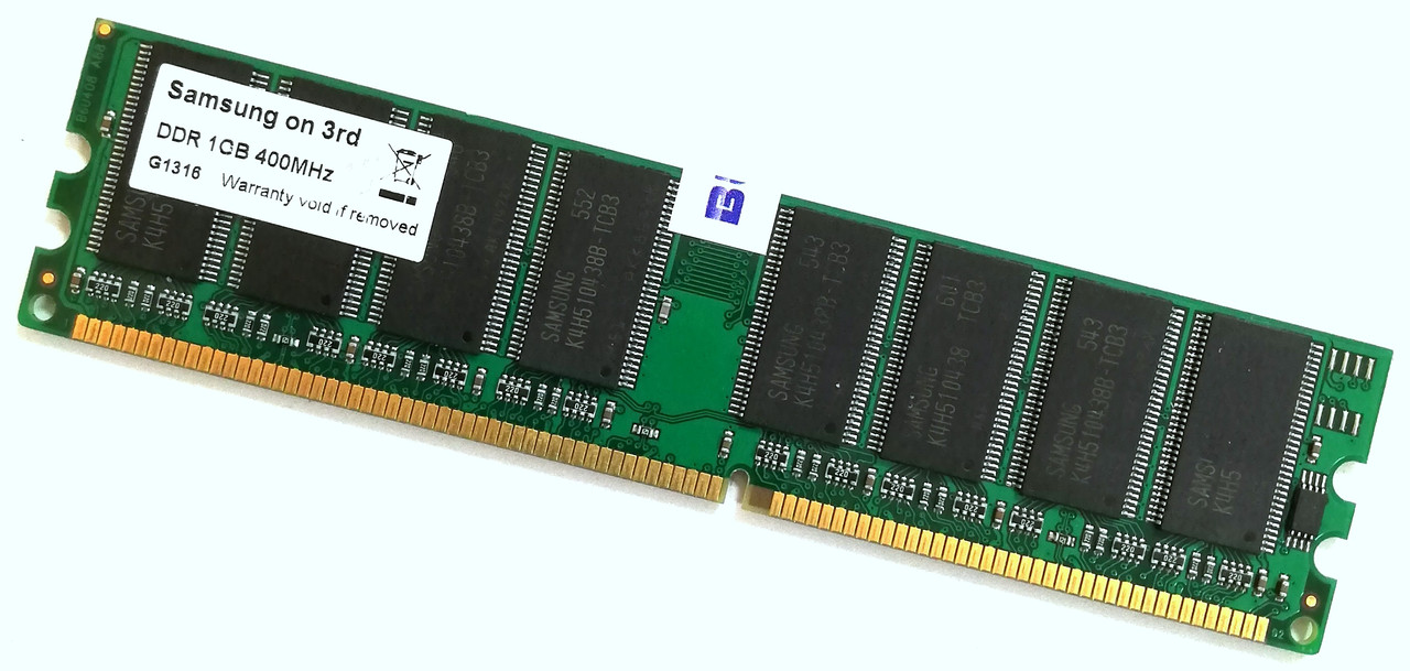 Оперативна пам'ять Samsung DDR 1Gb 400MHz 3200U CL3 Б/В MIX