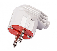 Вилка LUXEL з/до кутова білий 1005