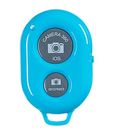 Универсальный Bluetooth пульт кнопка для селфи I Shutter Голубой