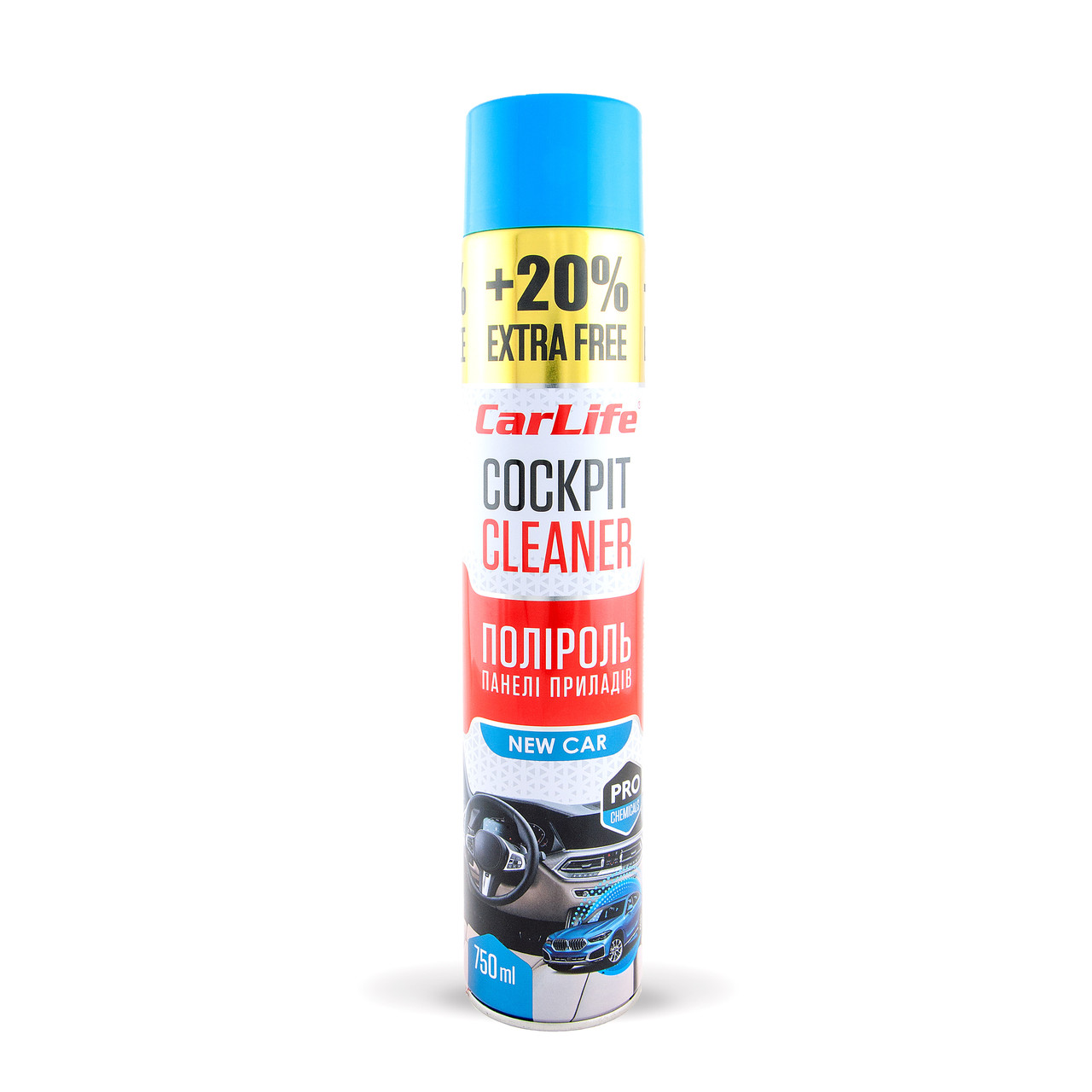 Поліроль CarLife Cockpit Cleaner Нова машина 750мл (CF755)
