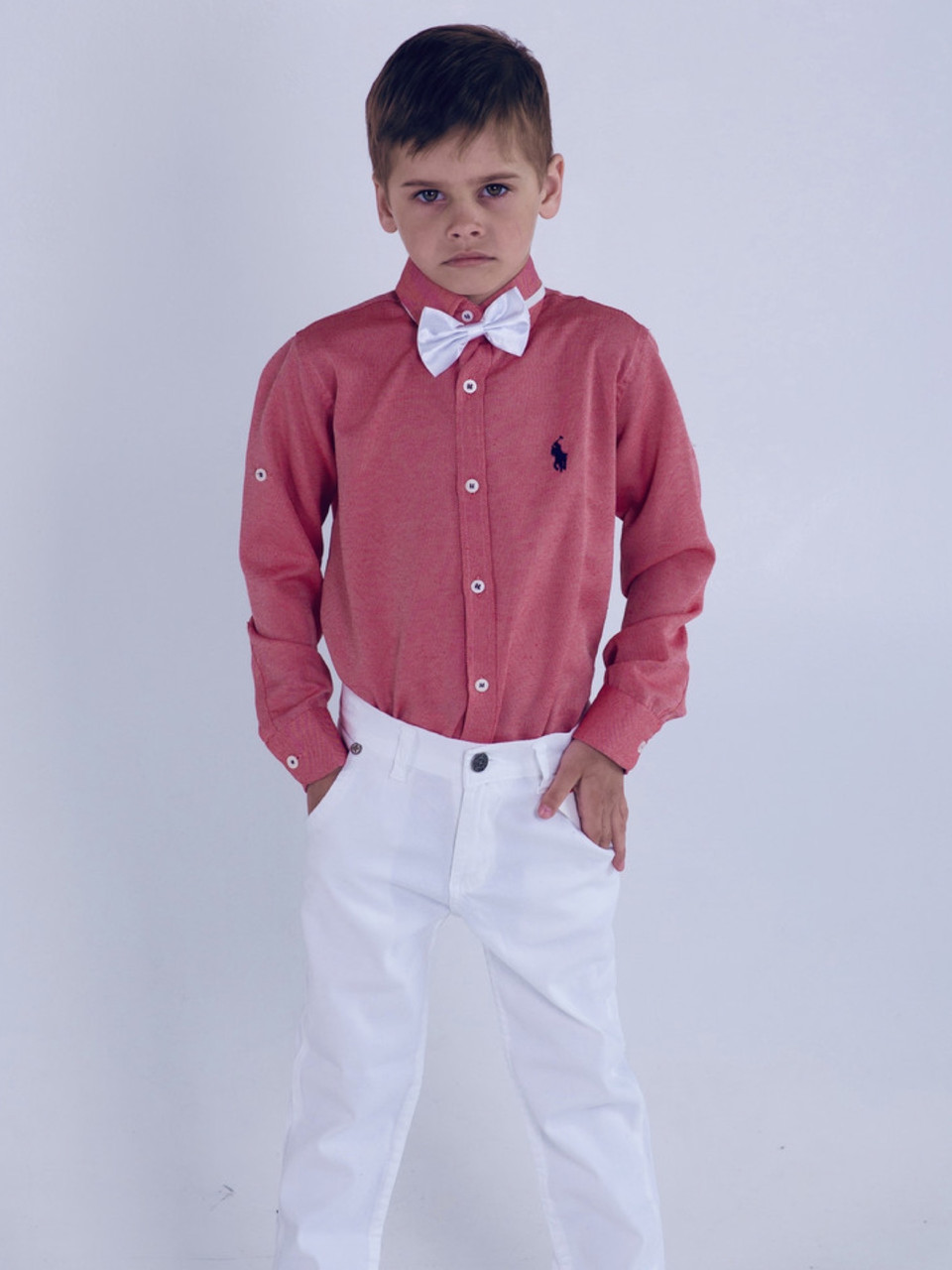 Стильна сорочка Polo для хлопчика 5-6 років