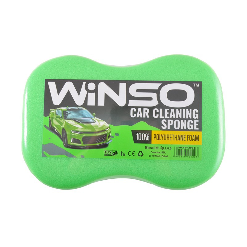 Губка для миття авто WINSO з дрібними порами 240*160*70mm, (50шт.в уп.)