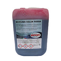 Активная пена для презентаций Sipom SCIUMA COLOR, Красный Канистра - 10кг