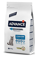 Сухий корм для котів Advance Cat Sterilized 1.5 кг. для стерилізованих котів і кішок проти ожиріння