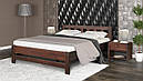 Ліжко двоспальне з дерева Верона Меблі Сервіс, фото 4