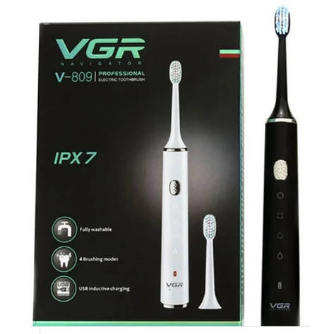Акумуляторна зубна щітка VGR V-809, фото 2