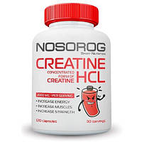 Креатин гидрохлорид Nosorog Creatine HCl 700мг на капсулу 120 капсул