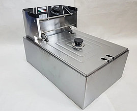 Фритюрниця Rainberg RB 7152 електрична професійна 3200W 8L, фото 2