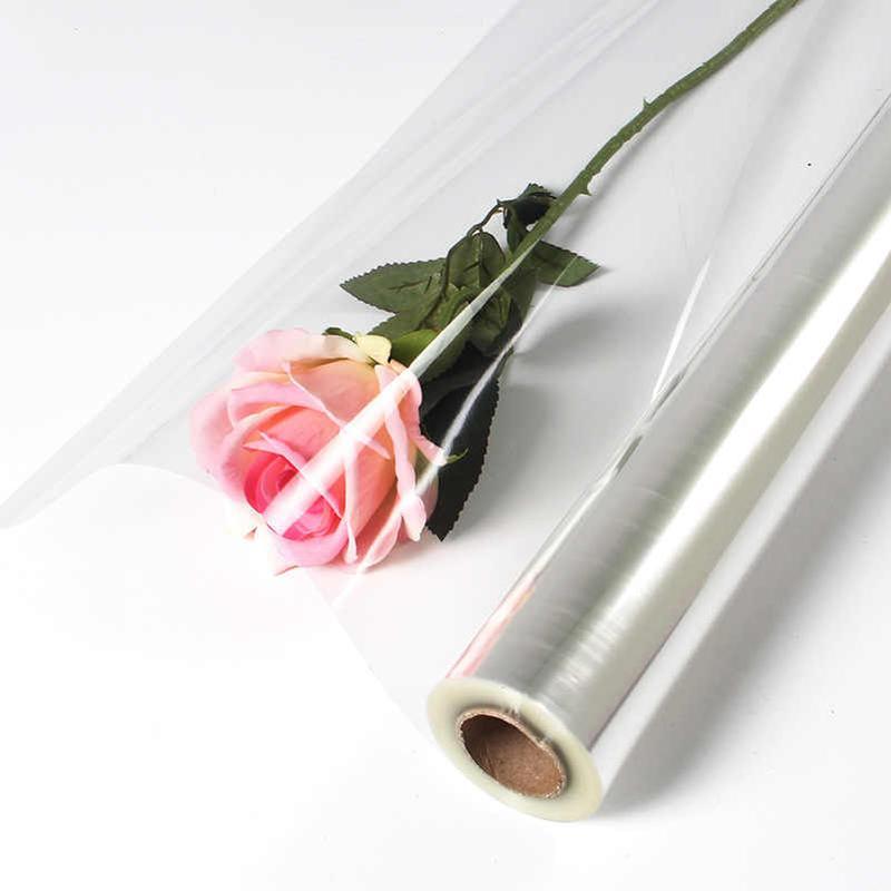 Плёнка упаковочная прозрачная для цветов и подарков 1м / 0,5 кг - фото 5 - id-p1398238640