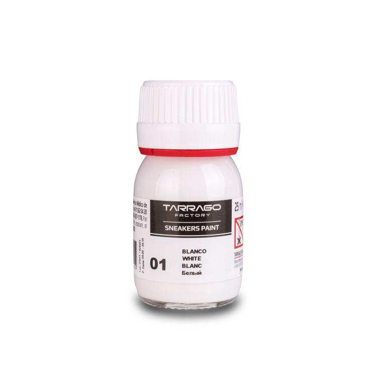 Біла фарба для кросівок Tarrago Sneakers Paint 25 ml (prof), фото 1