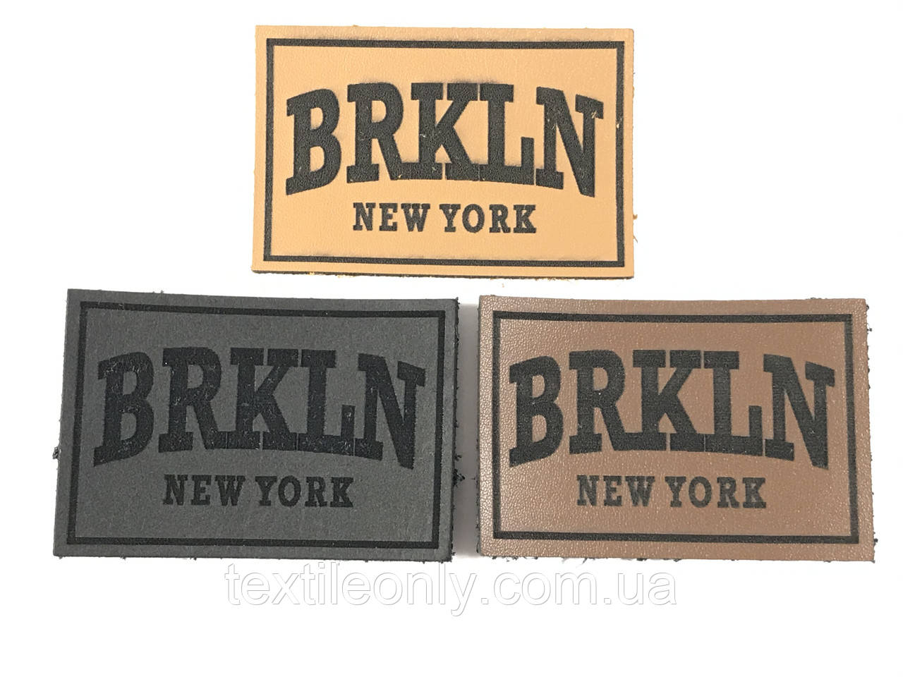 Нашивка BRKLN/Кедан 60х40 мм 3 різновиди