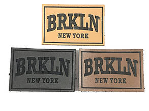 Нашивка BRKLN/Кедан 60х40 мм 3 різновиди, фото 1