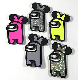 Нашивка Among Us різальна 30х50 мм 5 видів