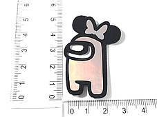 Нашивка Among Us різальна 30х50 мм 5 видів, фото 3