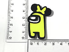 Нашивка Among Us різальна 30х50 мм 5 видів, фото 2