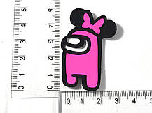 Нашивка Among Us різальна 30х50 мм 5 видів, фото 5