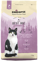 Сухой корм для кошек старше 8 лет Chicopee (Чикопи) CNL Senior Best Age с птицей 1,5 кг