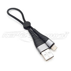Преміум кабель USB 2.0 to Lightning 5 А, чорний), 0.25 м