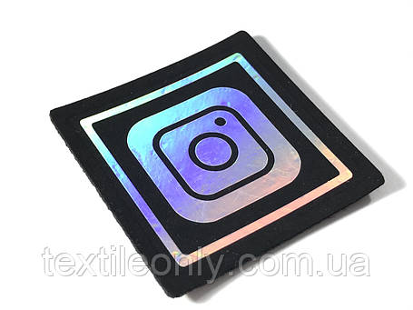 Нашивка Інстаграм/ Instagram 50х50 мм, фото 1