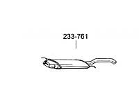 Глушитель задний Фольксваген Гольф III (Volkswagen Golf III) 2.0i Variant 93-97 (233-761) Bosal 30.89