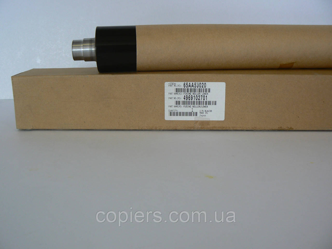 Lower fusing roller Bizhub C500, CF5001 8050, оригинал, 65AA53020, 4969-1027-01, фото 1