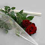 Плівка упаковкова прозора для квітів і подарунків 80 см/0.5 кг, фото 5