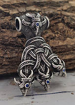 Молот Тора "Мельльонір" MIJOLLNIR Лапа Ворона кулон підвіс оберіг, фото 2