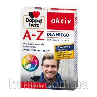 Doppelherz Aktiv A-Z Dla Niego Вітамінний комплекс для чоловіків 30 таб Доставка з ЄС