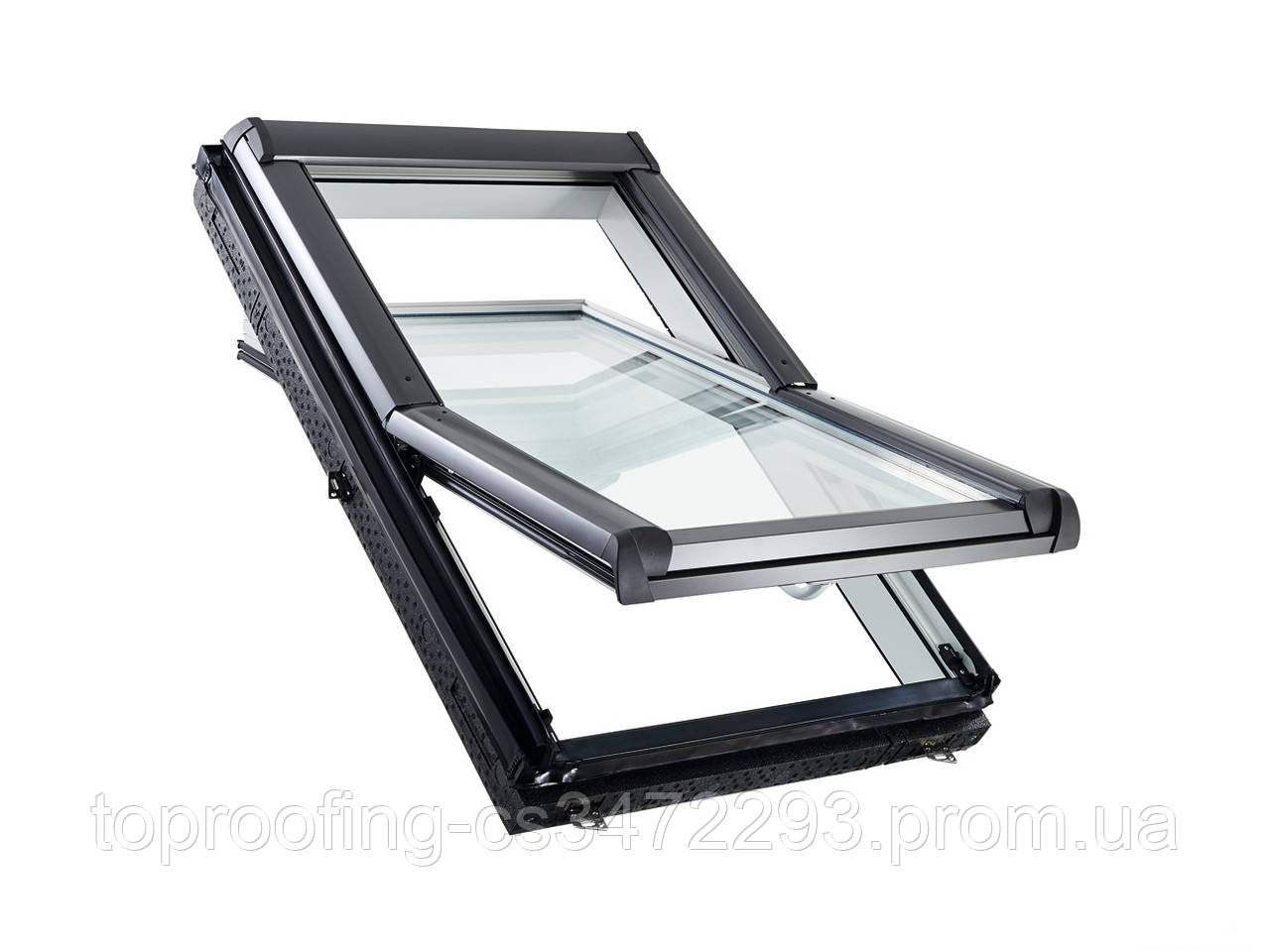 Мансардне вікно ПВХ "ROTO DESIGNO" (WDF R45 K WD) 54/78