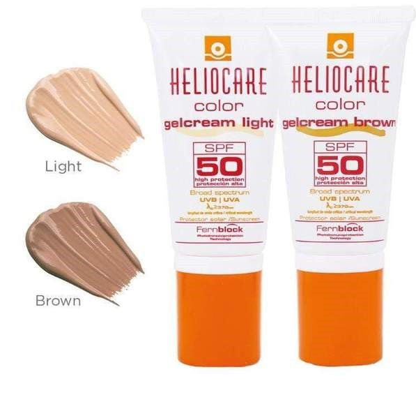 Тональный солнцезащитный гель-крем с SPF50 Светлый натуральный Heliocare Color Gelcream SPF50 Light, 50 мл - фото 2 - id-p1018159368