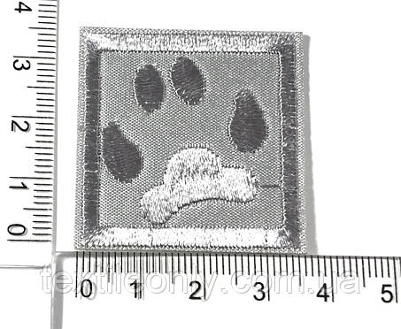 Нашивка Лапа Світловідбивна 35х35 мм, фото 1