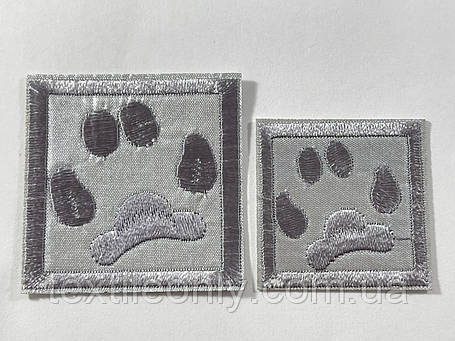 Нашивка Лапа Світловідбивна 35х35 мм, фото 2