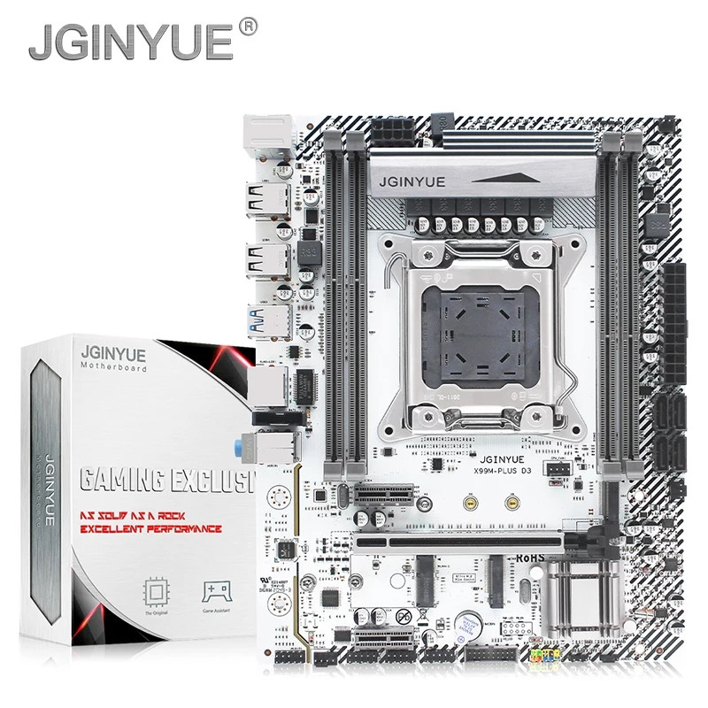 Материнская плата  X99M-PLUS D3 LGA 2011-3,DDR3, Xeon E5 V3&V4, SATA-3, pci-e, M.2 NVME