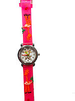 Годинник дитячий Жираф Рожевий