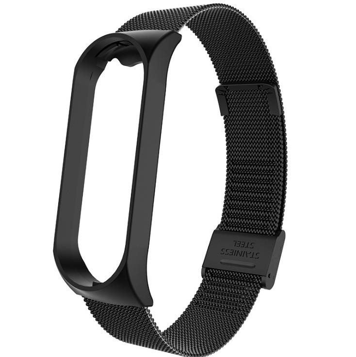Ремінець Milanese Loop Strap для Xiaomi Mi Band 5 / 6 Black