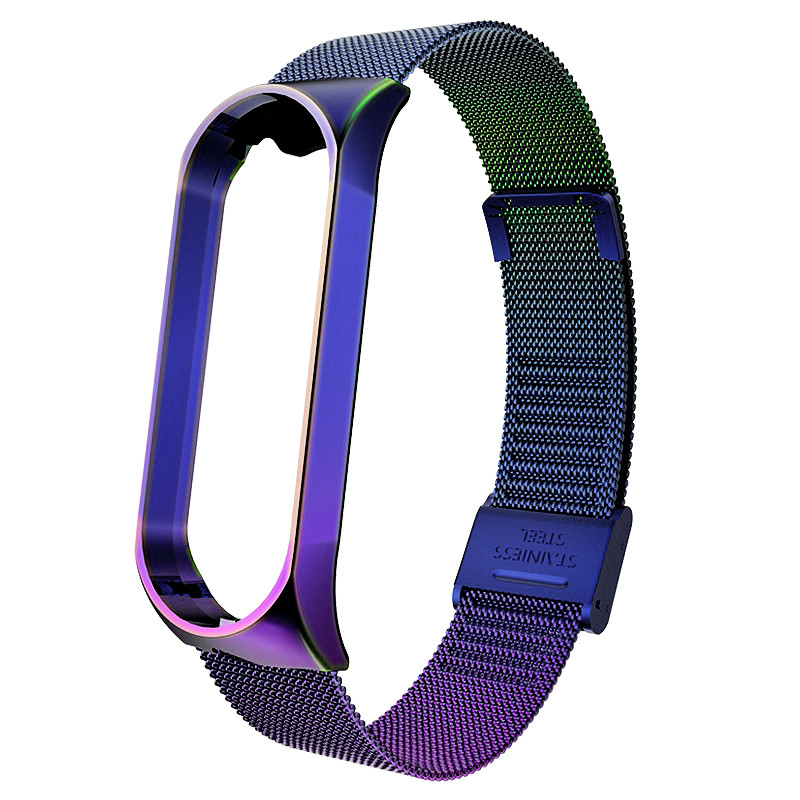 Ремінець Milanese Loop Strap для Xiaomi Mi Band 5 / 6 Nacre