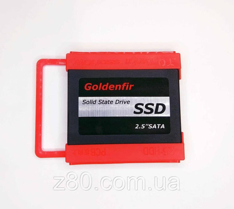 Пластмасовий адаптер фрейм перехідник для встановлення 2,5-дюймових жорстких дисків і SSD в 3,5-дюймовий слот ПК, фото 2