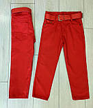 Червоні штани джинси для хлопчиків, фото 5