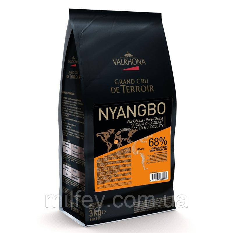 Шоколад чорний Nyangbo 68% Valrhona 3 кг