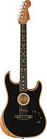 Полуакустическая гитара FENDER AMERICAN ACOUSTASONIC STRATOCASTER BLACK