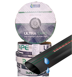Стрічка для крапельного поливання Ultra Tape щілинна 20 см (бухта 1000 м)