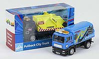 Lb Cпецтехника Pullback City Truck металлопластиковая инерционная Бетономешалка оранжевая M-184366